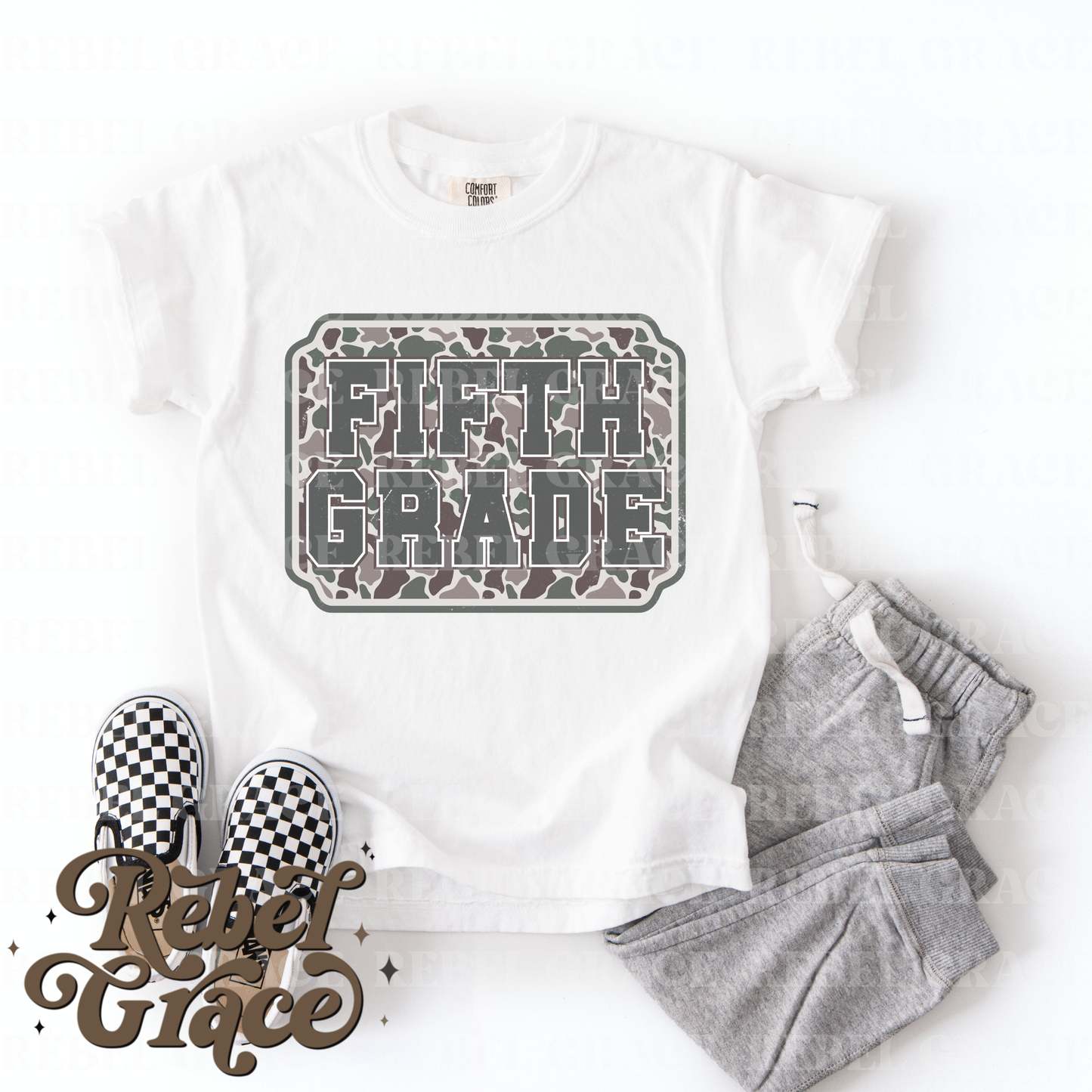 Camo Back To School (Preschool-Fifth Grade)