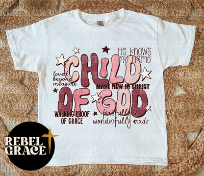 Child Of God (Pink or Blue Option)