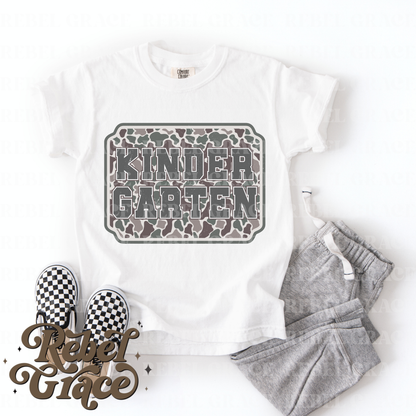 Camo Back To School (Preschool-Fifth Grade)