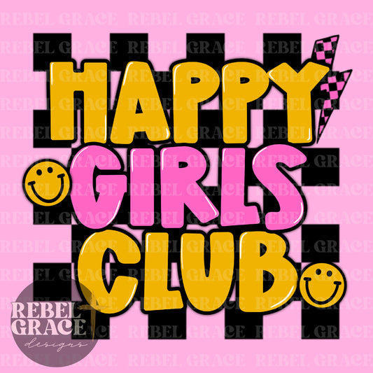 Happy Girls Club PNG