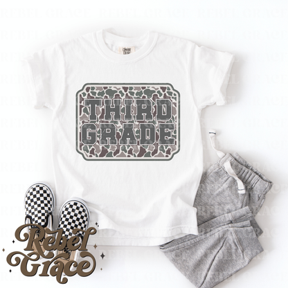 Camo Back To School (Preschool-Fifth Grade)