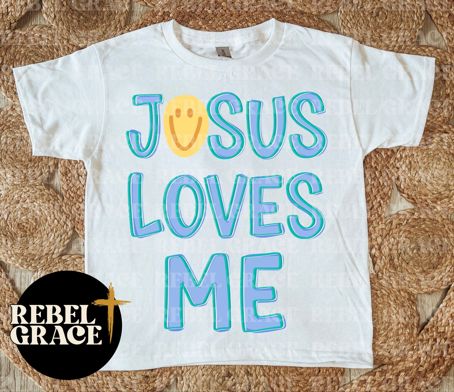 Jesus Loves Me (Pink & Blue Option)