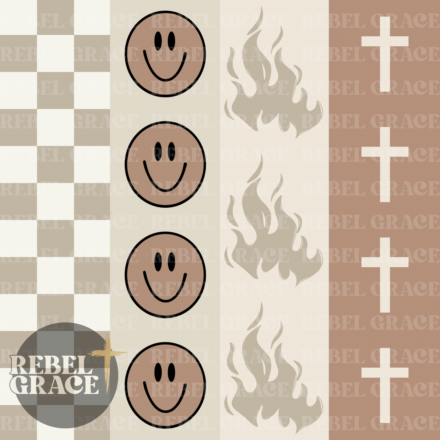 Smiley Stripe Neutral Boy + Coord