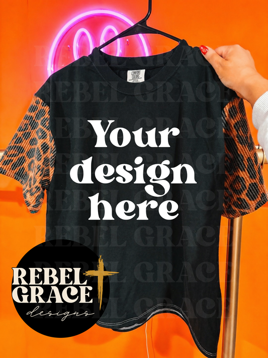 Leopard Sleeve CC MOCKUP • Digital Product